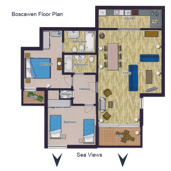 Boscawen Floor Plan